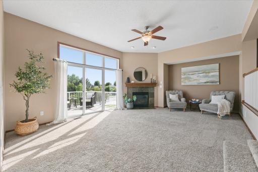 Large and bright living room - main level