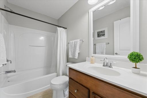 Second full bath - upper level.