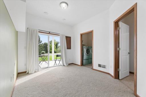 Spacious Recreation Room with Walkout to the Back Patio.
