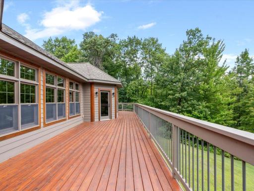 Wrap around deck