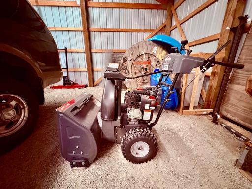 Snowblower included