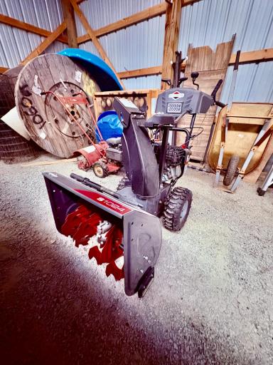 Snow blower included