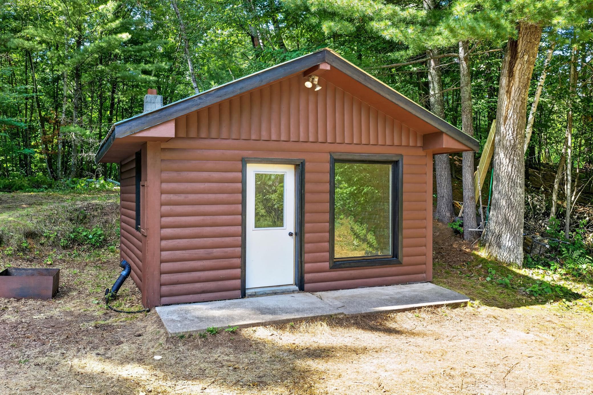 Newly remodeled cabin with wood heat.