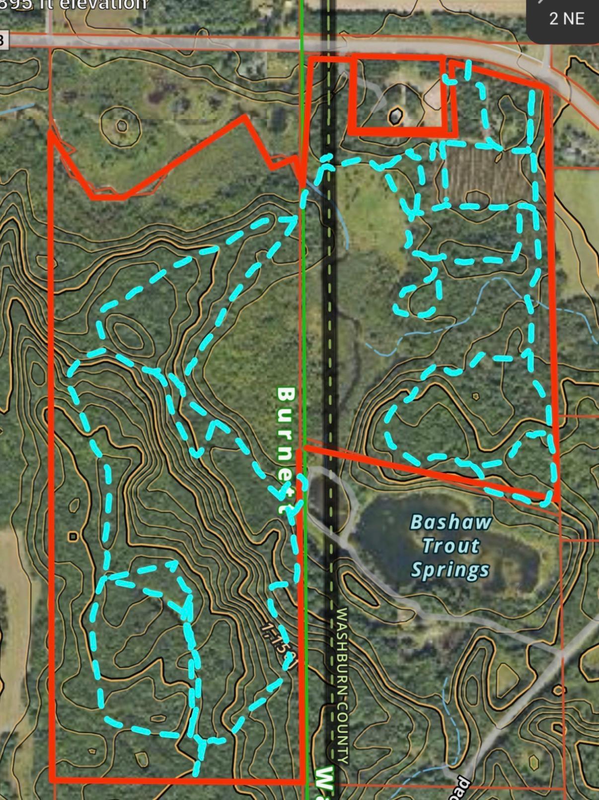 Approximately 4.5+ miles of established trails.