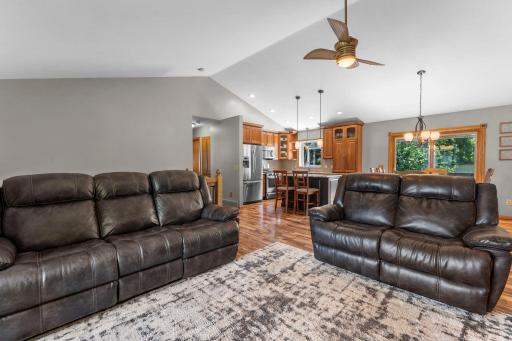 This open concept is perfect for entertaining