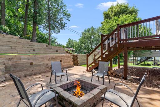 Gather with friends and family around the firepit