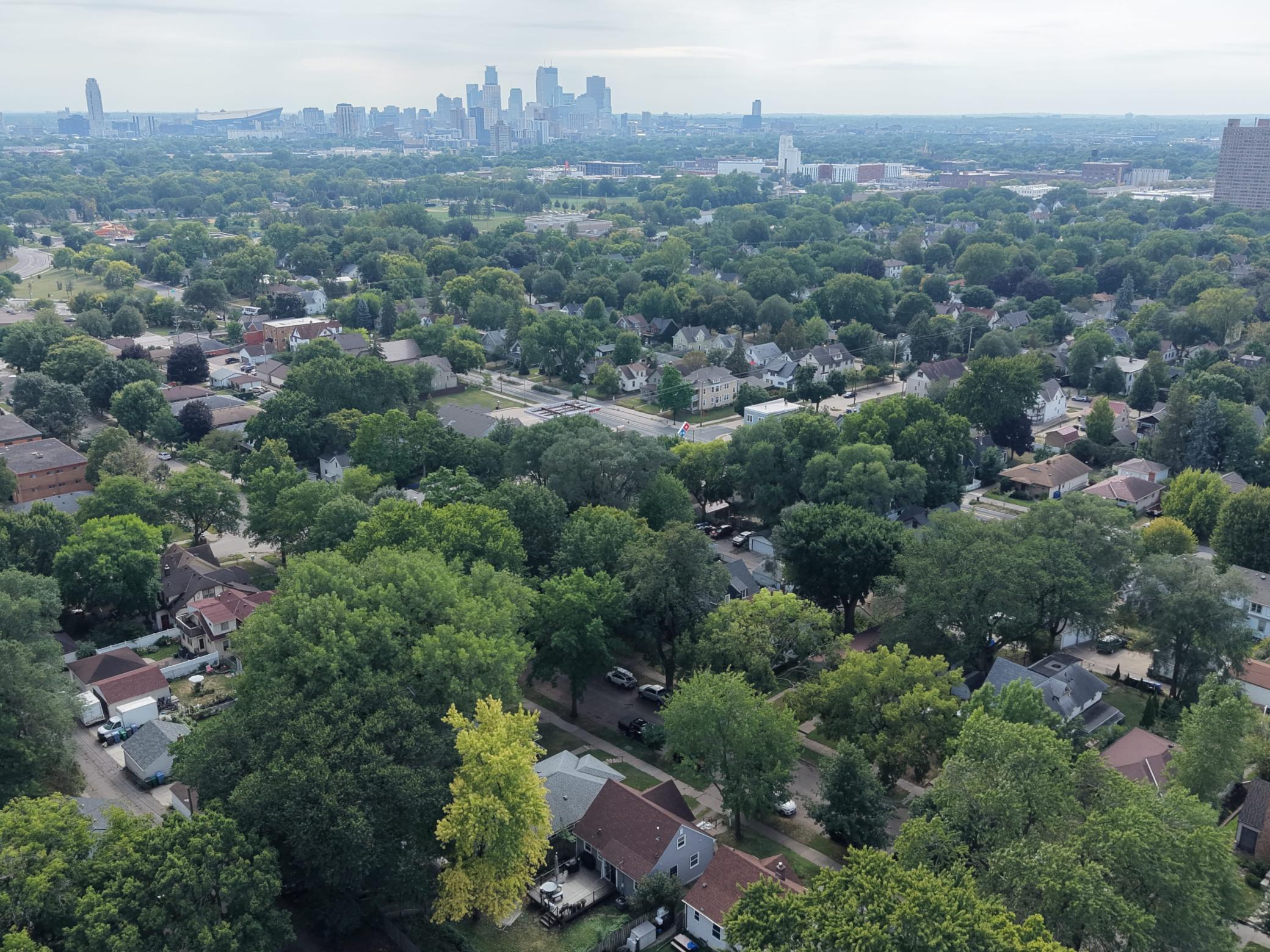 Backyard view to City