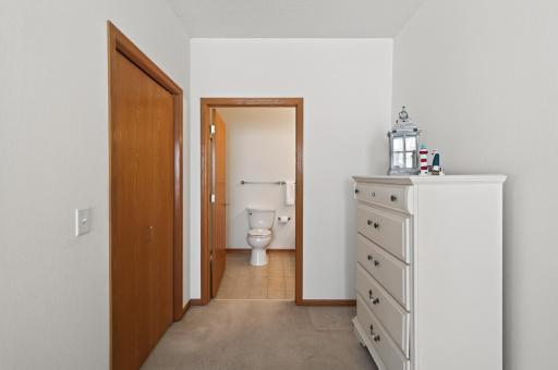 Plenty of space for a dresser or chair for reading.