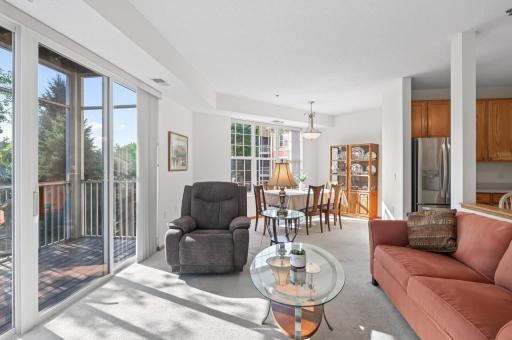 Plenty of space for a sofa, loveseat, and coffee/end tables.