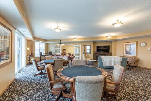 Parlor/Billiards Room. Another wonderful amenity!