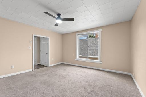 This unit has a HUGE west facing window in living room.