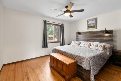 Gorgeous wood flooring adds warmth, style & character throughout!