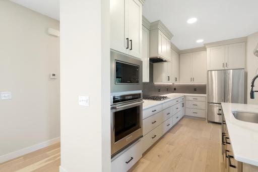 Abundant drawer storage offers exceptional organization and easy access.
