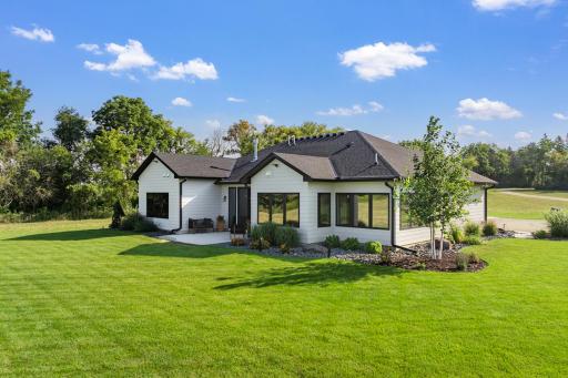 In-ground sprinkler system coveniently surrounds the perimiter of the home.