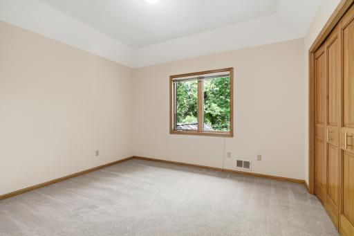 Bedroom 3 has nice size closet and even has coved ceiling