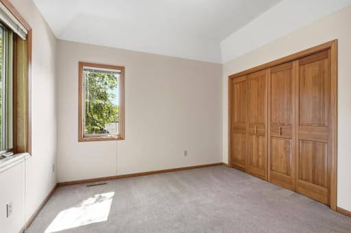 Bedroom 4 has 2 separate windows, large closet and coved ceiling