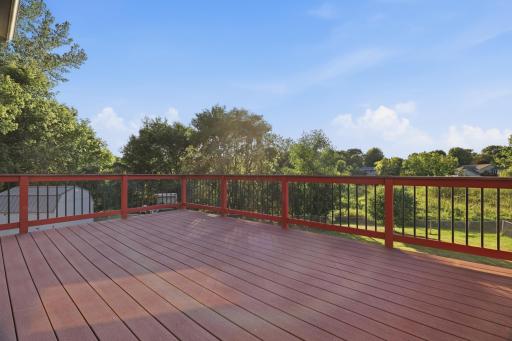 Backyard deck