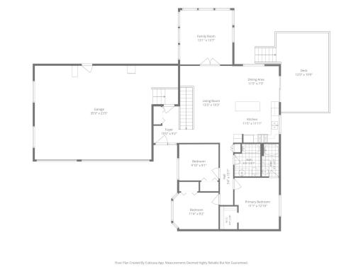 Main Floor Plan - 1475 Oak Ridge Circle