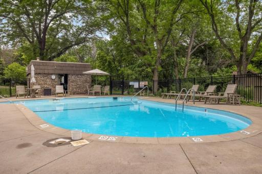 Berkshire community pool area