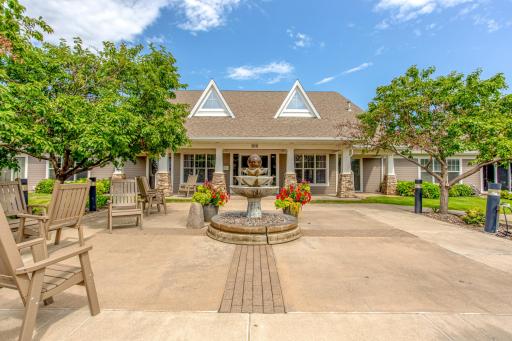 Relax beside the community water feature, complete with ample seating and beautifully maintained surroundings.