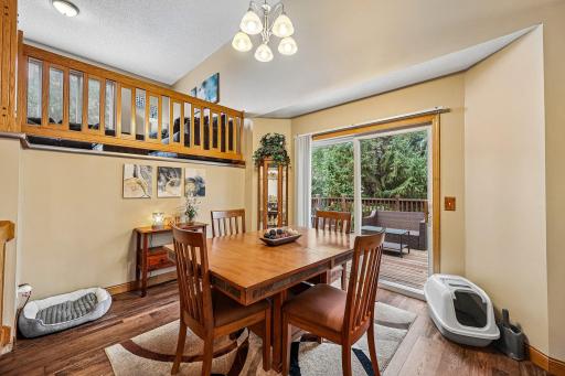 Bright dining space conveniently positioned near the kitchen.