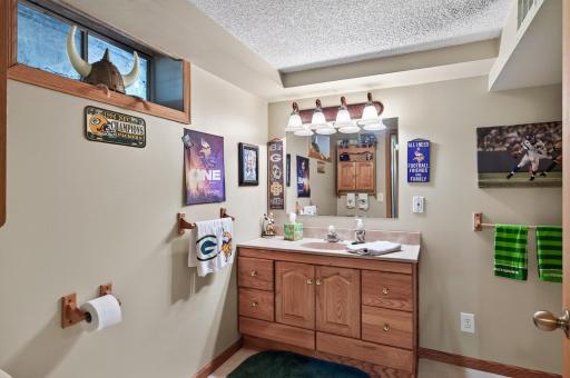 Lower level bath