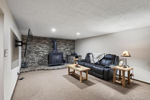 Cozy lower level family room