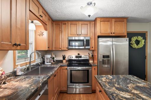 Newer stainless steel appliances
