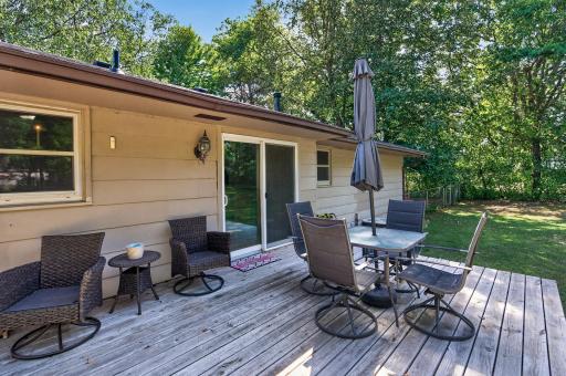 Enjoy the quiet and nature from your deck.