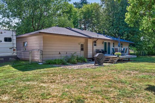 Backyard is huge - perfect for entertaining