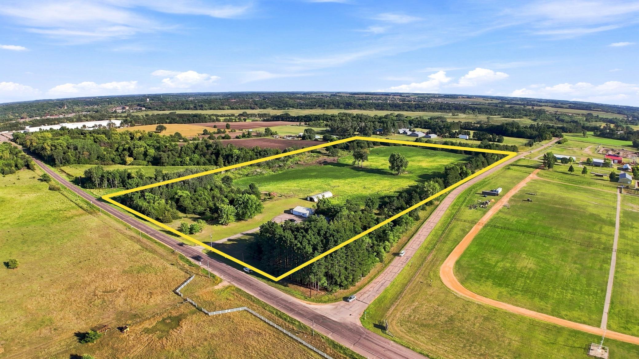 Rare 19+ Acres sits next to the Scott County Fairgrounds within one of Scott County's most active development corridors. Future industrial potential!