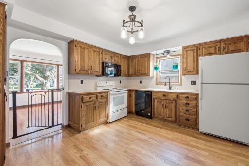 Large open kitchen