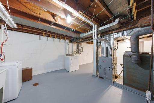 Furnace and laundry area