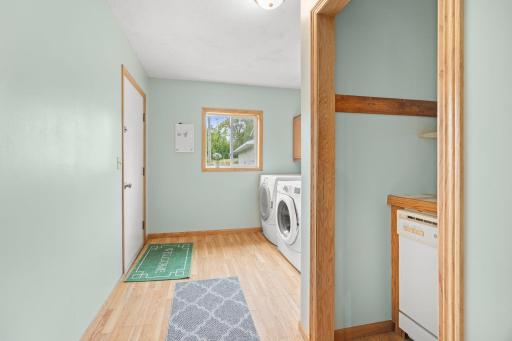 Backdoor Entrance with Laundry Area.