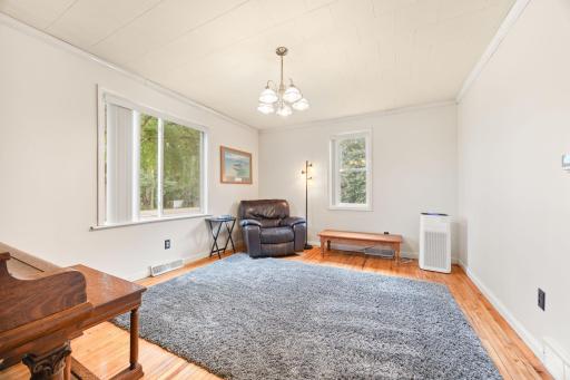 Living Room with great hardwood floors.