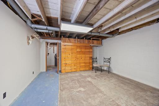 Lower Level is ready for your ideas. Make it a gaming, sports center, crafting area or movie enterainment room.