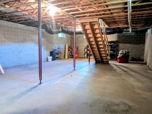Full basement with finishing potential
