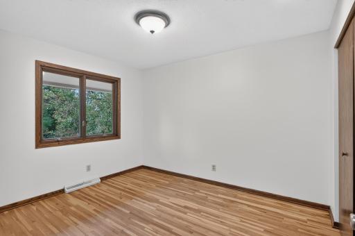 All three bedrooms have original hardwood floors