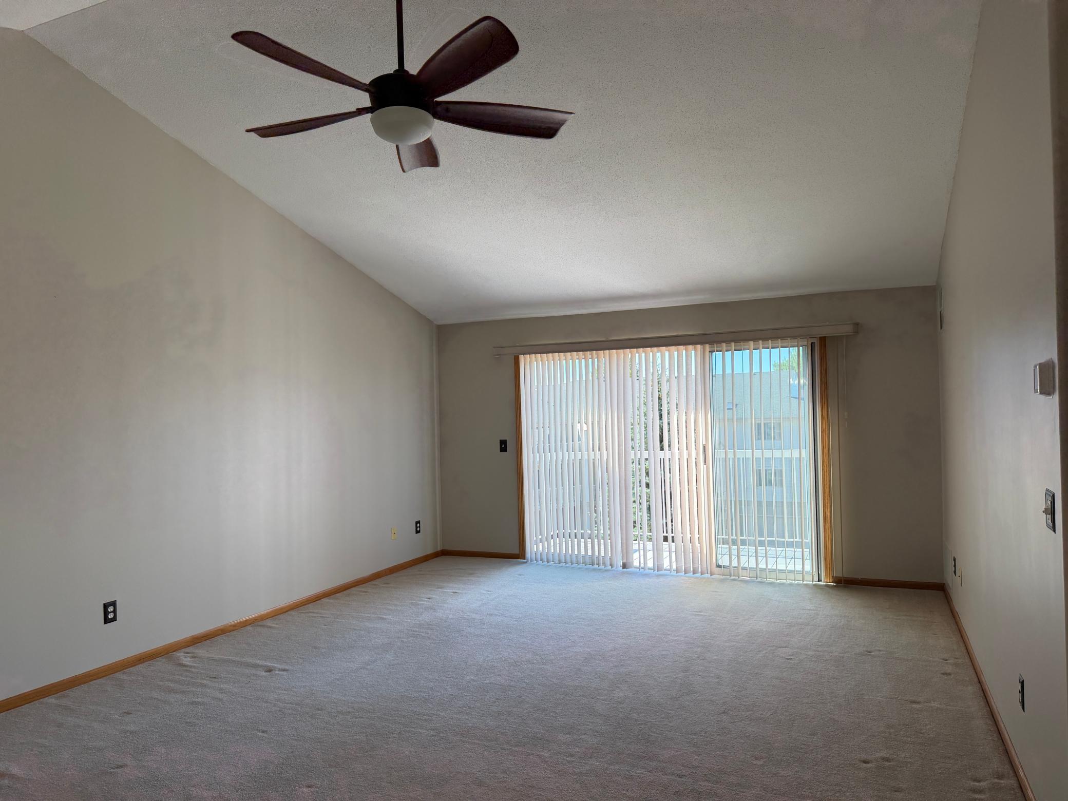 Living room and terrace