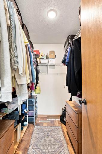 Oversized walk-in closet