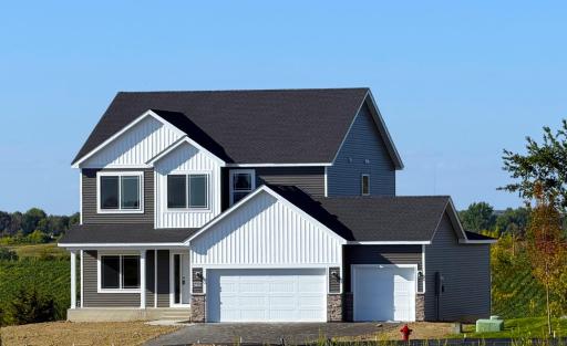 Photo for 9650 32nd Street NE, Saint Michael, MN 55376 - listing #7133800 9650 32nd St NE - New Construction offering a September Move-in! Highlights include a 4 Bay Garage located on a Walkout Corner Homesite! Sod, Irrigation System, & Front Plantings included and will be installed soon.