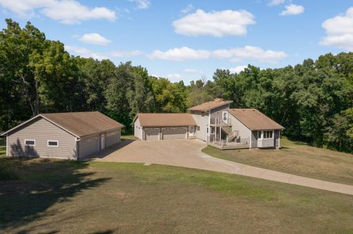 Features a 7 car garage and separate apartment