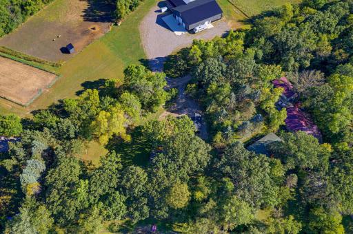 Plenty of mature tree coverage on this 1.52 acre property.