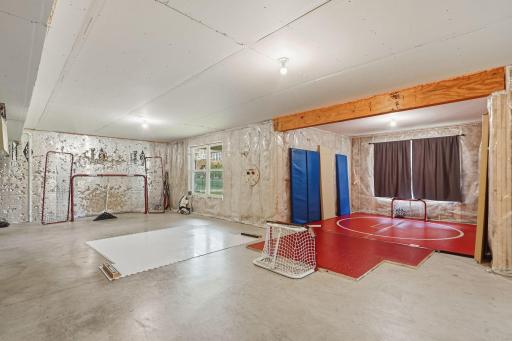 Unfinished it makes a great sports practice area!