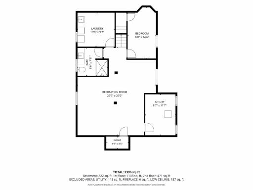 Lower Level Floor Plan