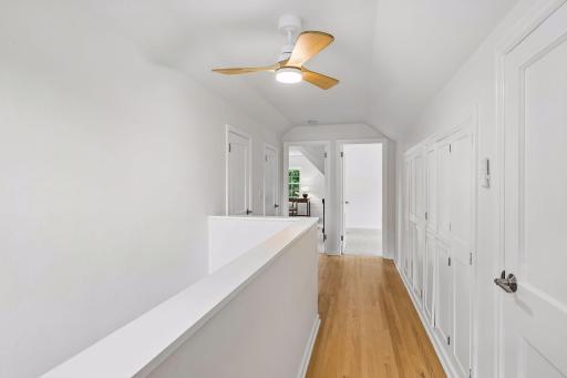 Second floor with extra storage