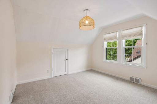 4th bedroom with access to storage