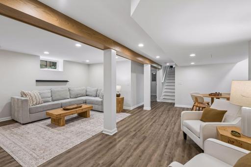 View across rec room-think movie night!