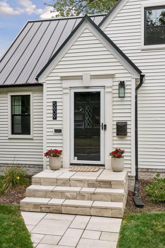 West facing stoop