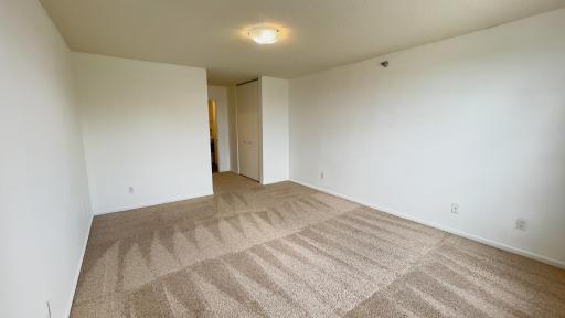 Nicely sized bedroom with a walk-in closet and a second closet for plenty of storage